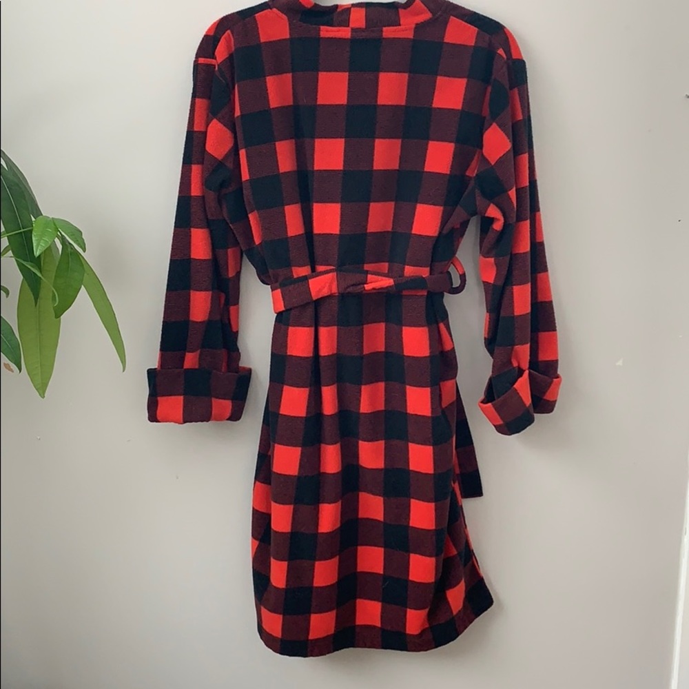 Calvin Klein Buffalo Plaid Robe - Picture 2 of 4